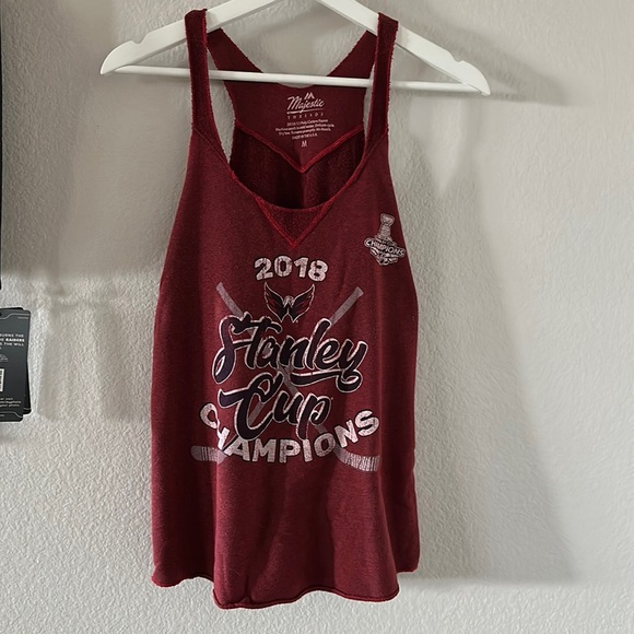 NHL Washington Capitals Hockey Tank Top Shirt M Stanley Cup Champions - Picture 1 of 6